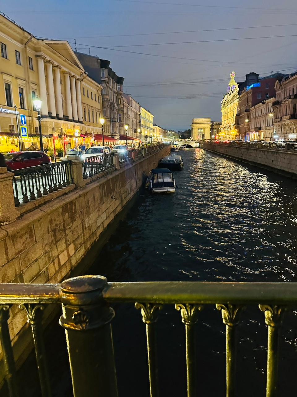 Scenic waterfront in Russia